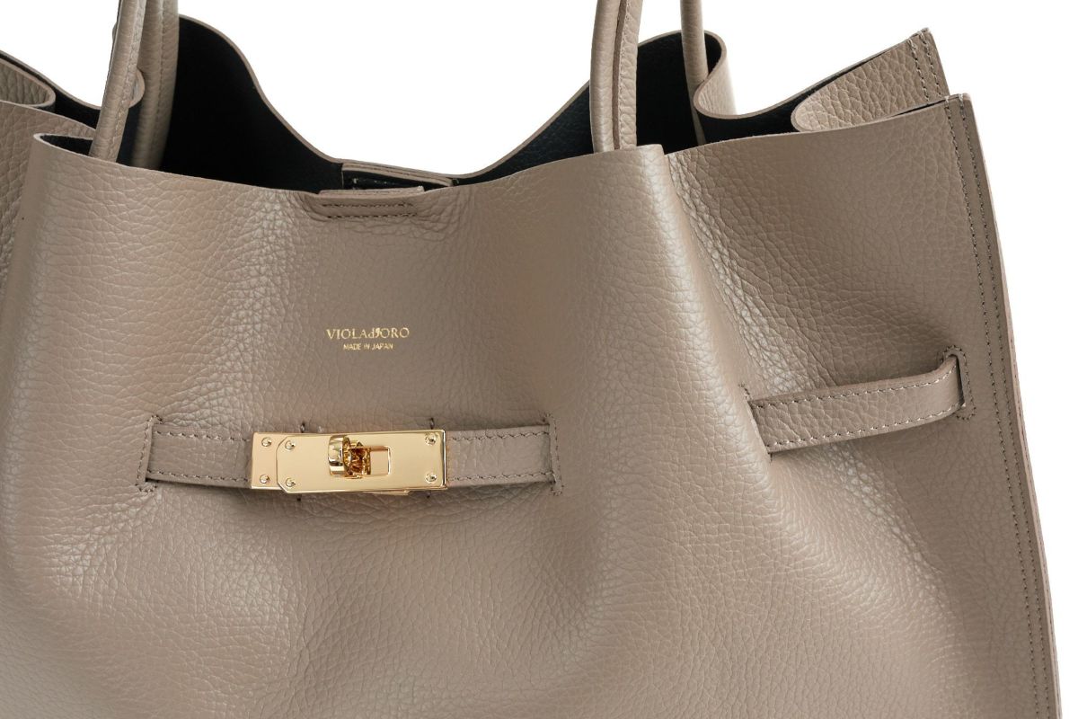VIOLAd'ORO ヴィオラドーロ TRERO トレロ WフェイストートバッグL V-1497