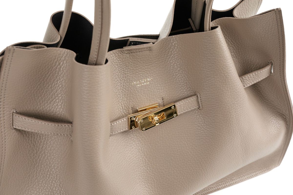 VIOLAd'ORO ヴィオラドーロ TRERO トレロ WフェイストートバッグL V-1497