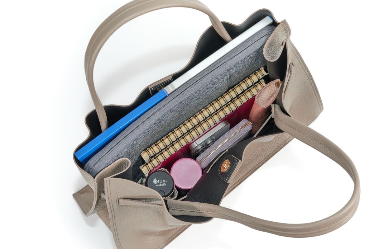 VIOLAd'ORO ヴィオラドーロ TRERO トレロ WフェイストートバッグL V-1497