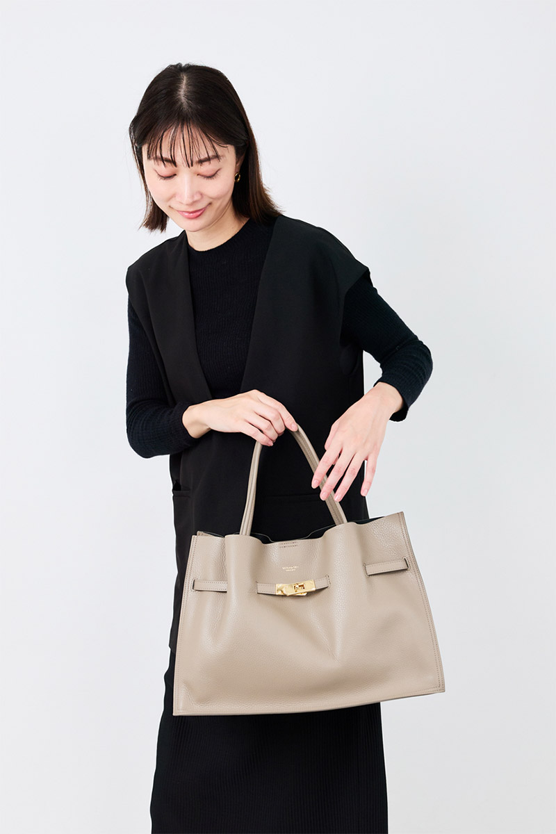 VIOLAd'ORO ヴィオラドーロ TRERO トレロ WフェイストートバッグL V