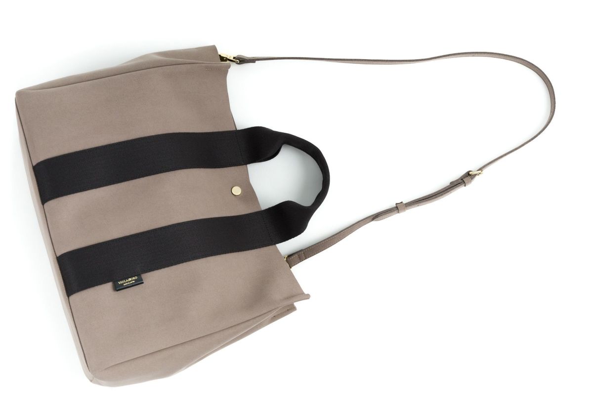 VIOLAd'ORO ヴィオラドーロ GINO ジーノ マイクロファイバースエードトートバッグL V-2064