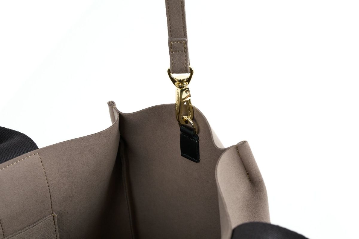 VIOLAd'ORO ヴィオラドーロ GINO ジーノ マイクロファイバースエードトートバッグL V-2064