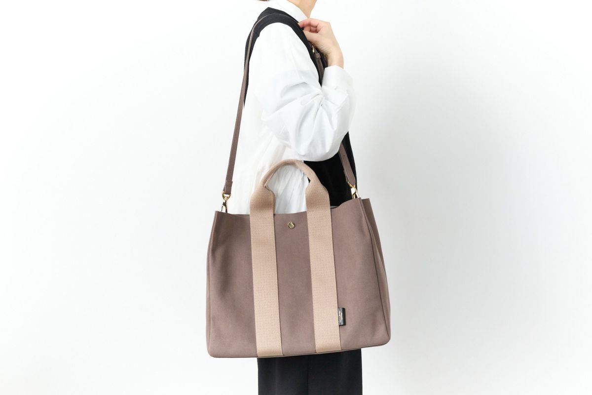 VIOLAd'ORO ヴィオラドーロ GINO ジーノ マイクロファイバースエードトートバッグL V-2064