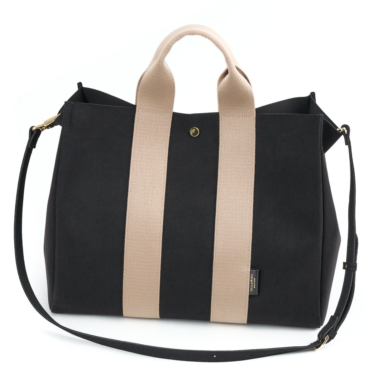 VIOLAd'ORO ヴィオラドーロ GINO ジーノ マイクロファイバースエードトートバッグL V-2064