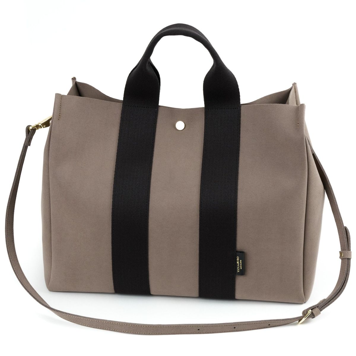 VIOLAd'ORO ヴィオラドーロ GINO ジーノ マイクロファイバースエードトートバッグL V-2064