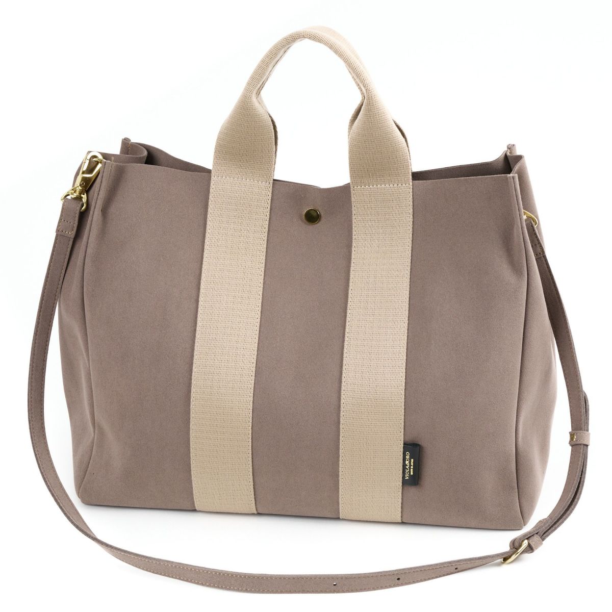 VIOLAd'ORO ヴィオラドーロ GINO ジーノ マイクロファイバースエードトートバッグL V-2064