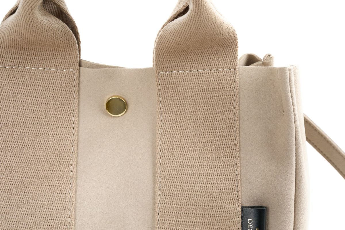 VIOLAd'ORO ヴィオラドーロ GINO ジーノ マイクロファイバースエードトートバッグS V-2075