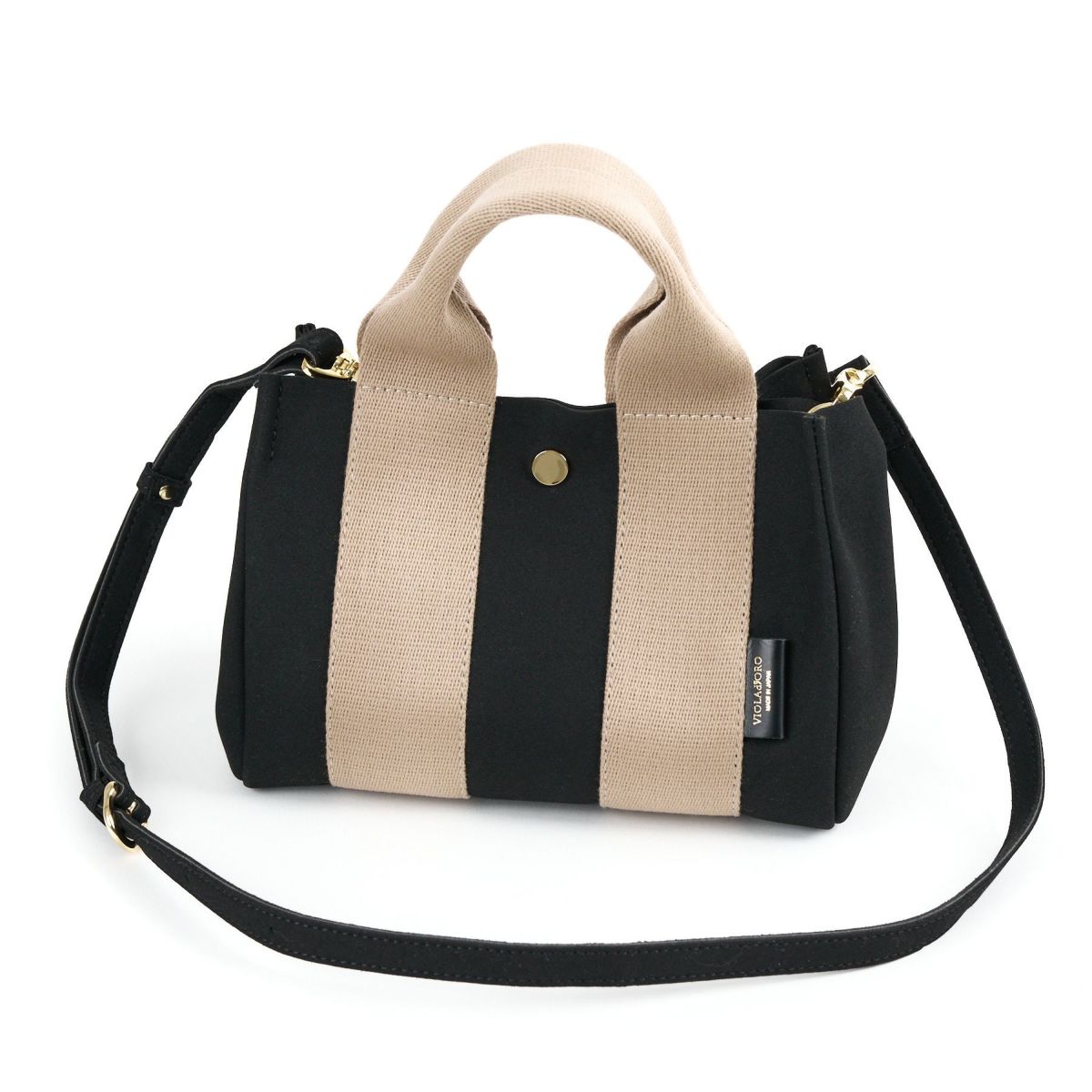 VIOLAd'ORO ヴィオラドーロ GINO ジーノ マイクロファイバースエードトートバッグS V-2075