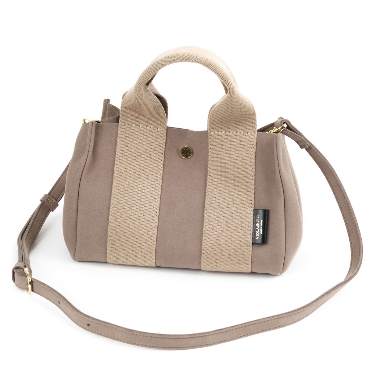 VIOLAd'ORO ヴィオラドーロ GINO ジーノ マイクロファイバースエードトートバッグS V-2075