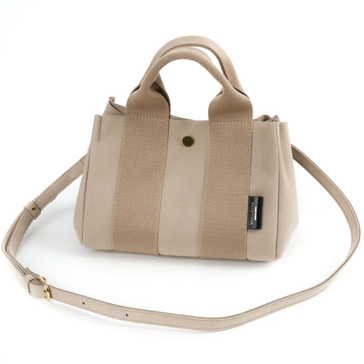 VIOLAd'ORO ヴィオラドーロ GINO ジーノ マイクロファイバースエードトートバッグS V-2075