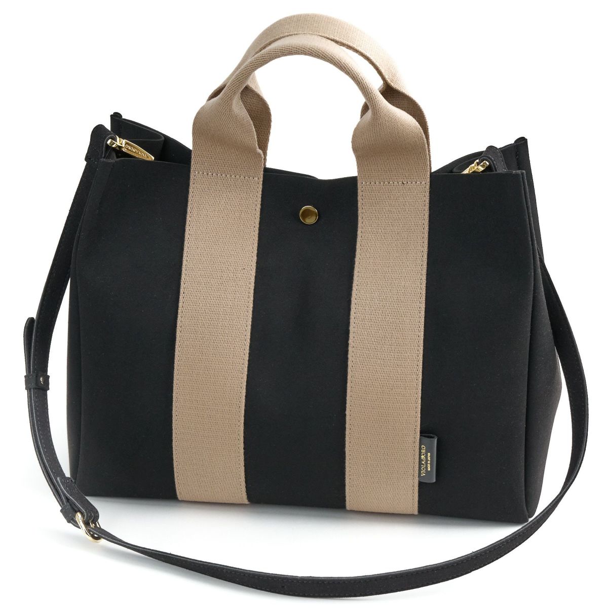 VIOLAd'ORO ヴィオラドーロ GINO ジーノ マイクロファイバースエードトートバッグML V-2076