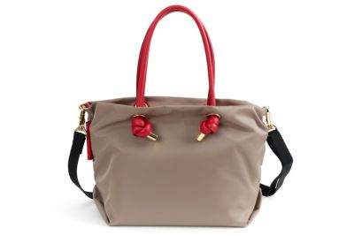 VIOLAd'ORO ヴィオラドーロ BIANCA ビアンカ ノットハンドルトートバッグS V-2174