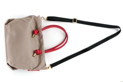 VIOLAd'ORO ヴィオラドーロ BIANCA ビアンカ ノットハンドルトートバッグS V-2174