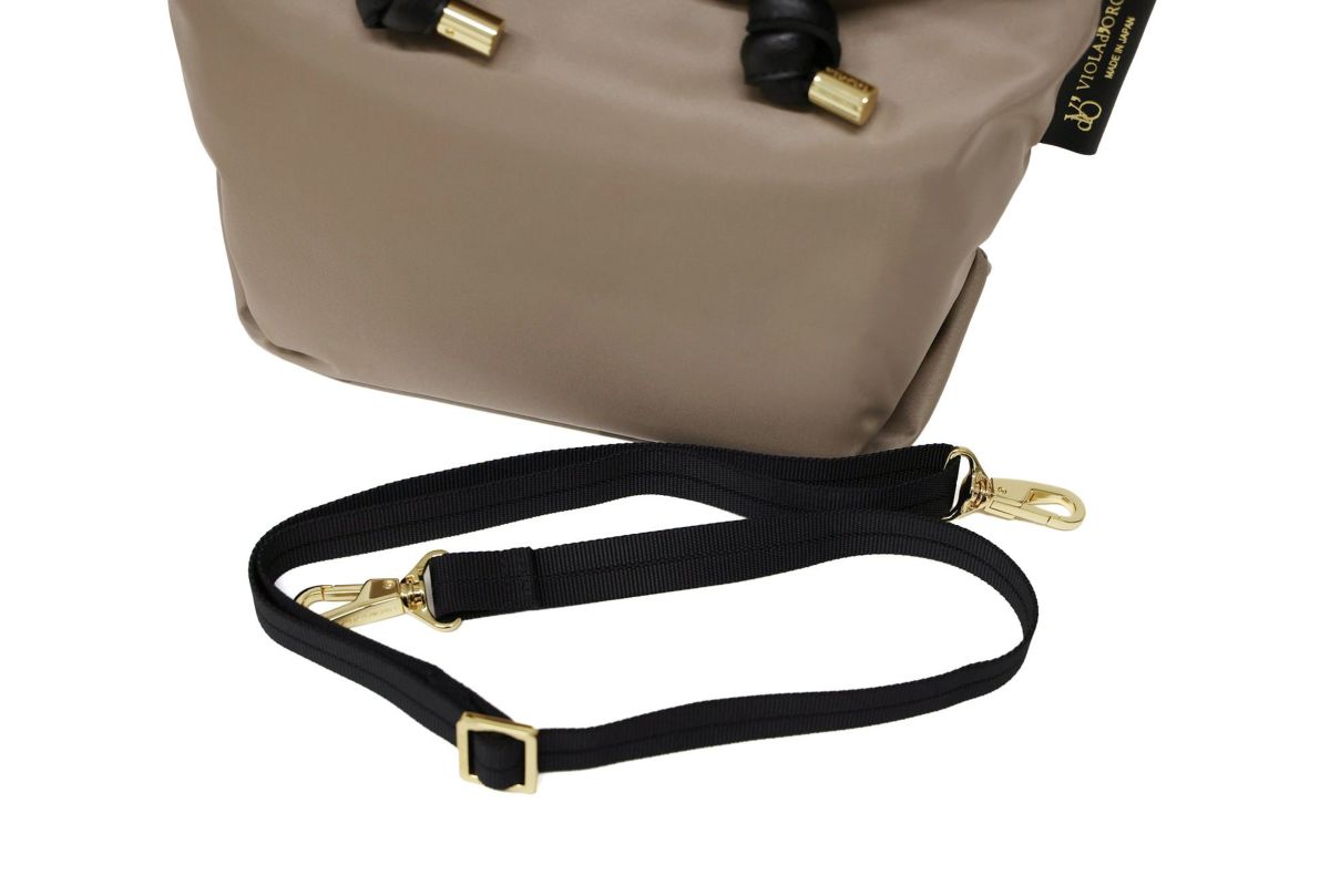 VIOLAd'ORO ヴィオラドーロ BIANCA ビアンカ ノットハンドルトートバッグS V-2174