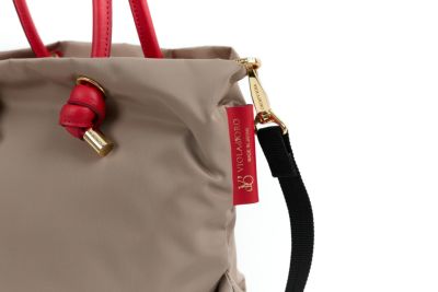 VIOLAd'ORO ヴィオラドーロ BIANCA ビアンカ ノットハンドルトートバッグS V-2174