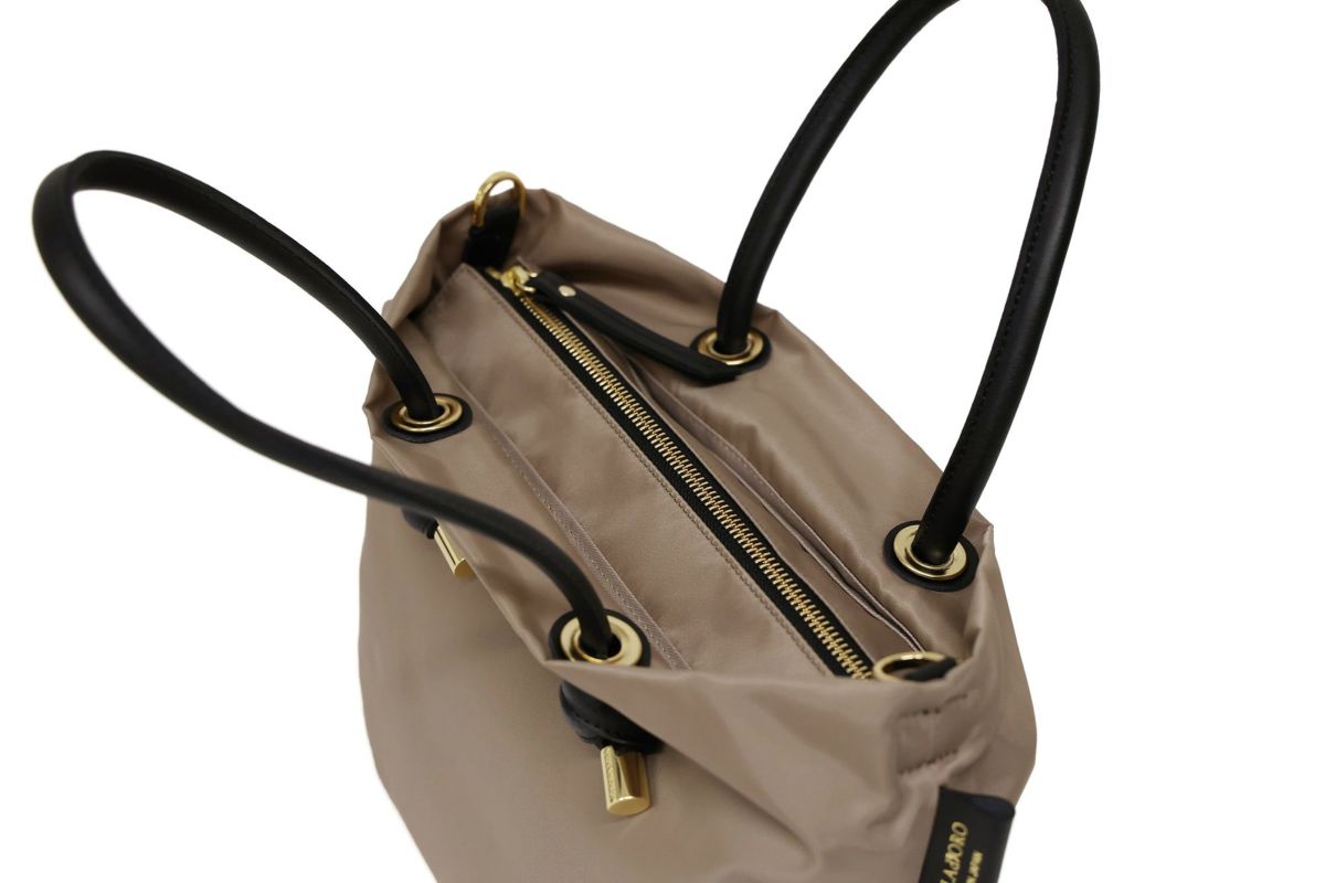 VIOLAd'ORO ヴィオラドーロ BIANCA ビアンカ ノットハンドルトートバッグS V-2174