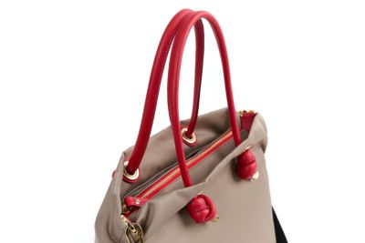 VIOLAd'ORO ヴィオラドーロ BIANCA ビアンカ ノットハンドルトートバッグS V-2174