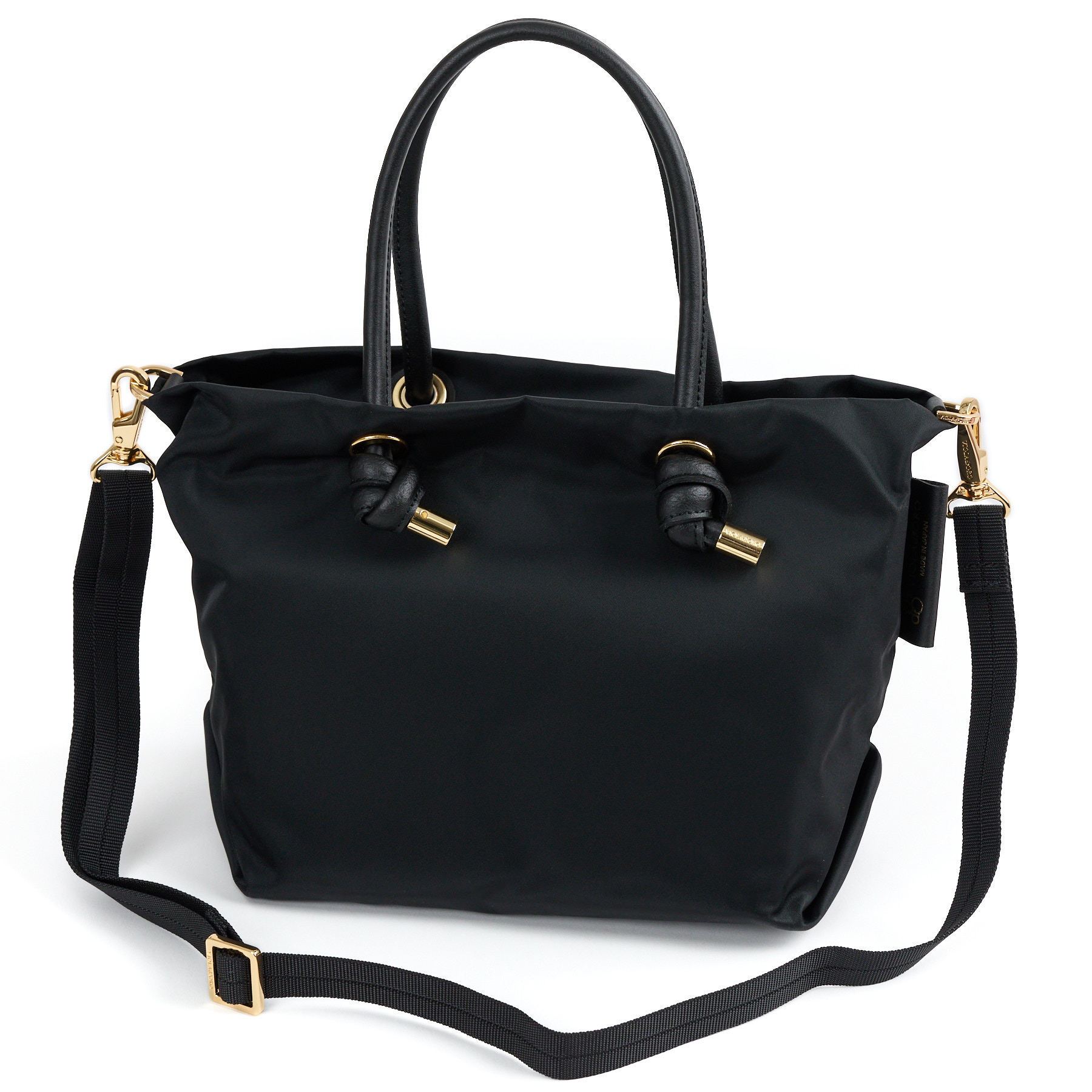 VIOLAd'ORO ヴィオラドーロ BIANCA ビアンカ ノットハンドルトートバッグS V-2174