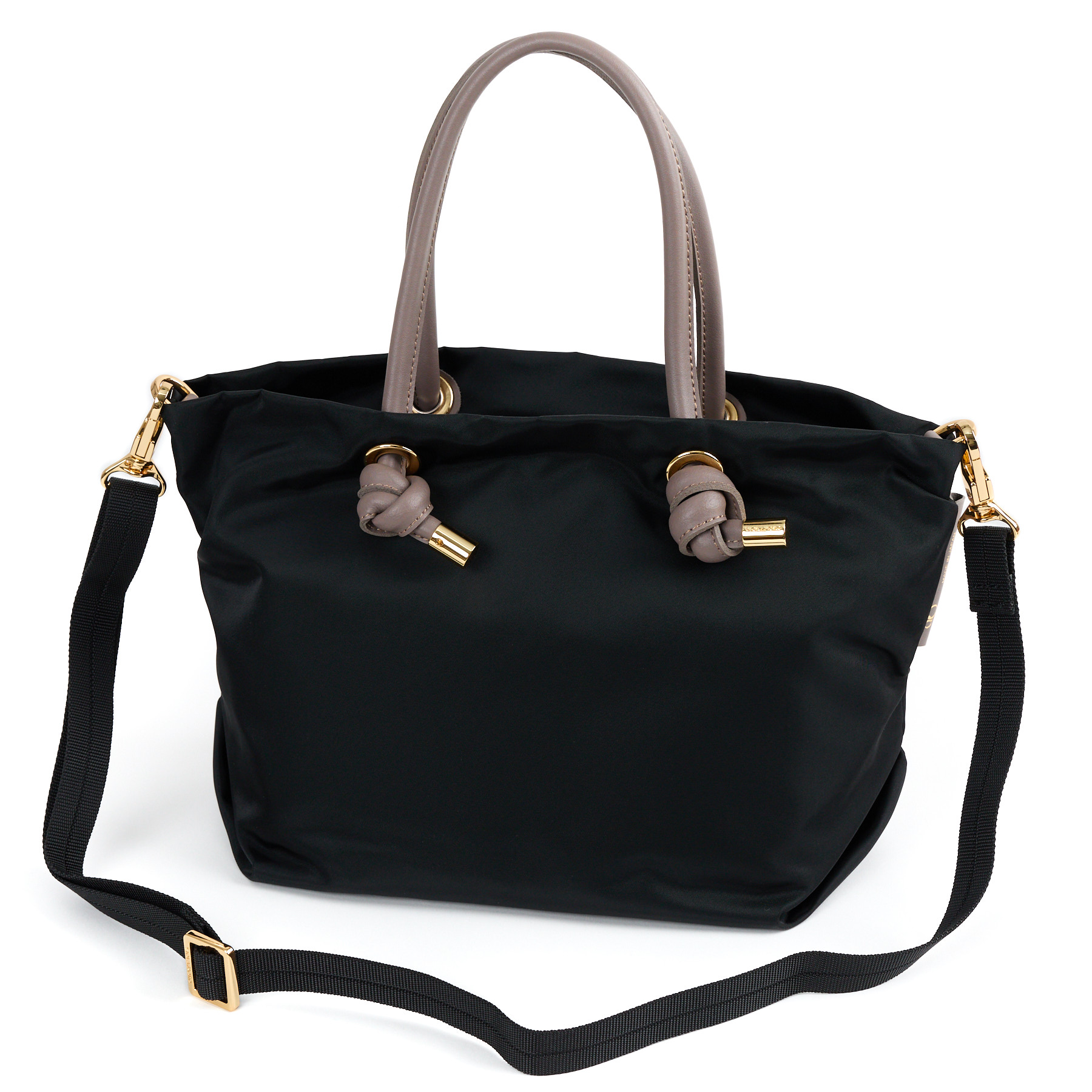 VIOLAd'ORO ヴィオラドーロ BIANCA ビアンカ ノットハンドルトートバッグS V-2174