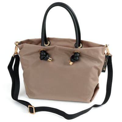 VIOLAd'ORO ヴィオラドーロ BIANCA ビアンカ ノットハンドルトートバッグS V-2174
