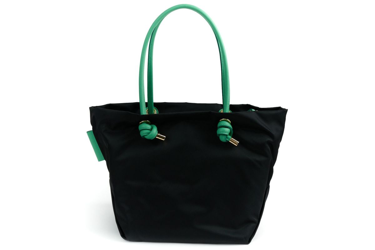 VIOLAd'ORO ヴィオラドーロ BIANCA ビアンカ ノットハンドルトートバッグM V-2175