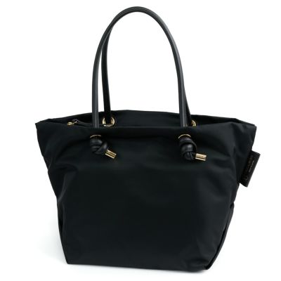 VIOLAd'ORO ヴィオラドーロ BIANCA ビアンカ ノットハンドルトートバッグM V-2175