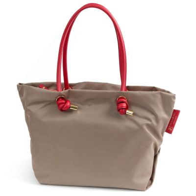 VIOLAd'ORO ヴィオラドーロ BIANCA ビアンカ ノットハンドルトートバッグM V-2175