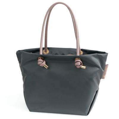VIOLAd'ORO ヴィオラドーロ BIANCA ビアンカ ノットハンドルトートバッグM V-2175
