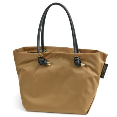 VIOLAd'ORO ヴィオラドーロ BIANCA ビアンカ ノットハンドルトートバッグM V-2175