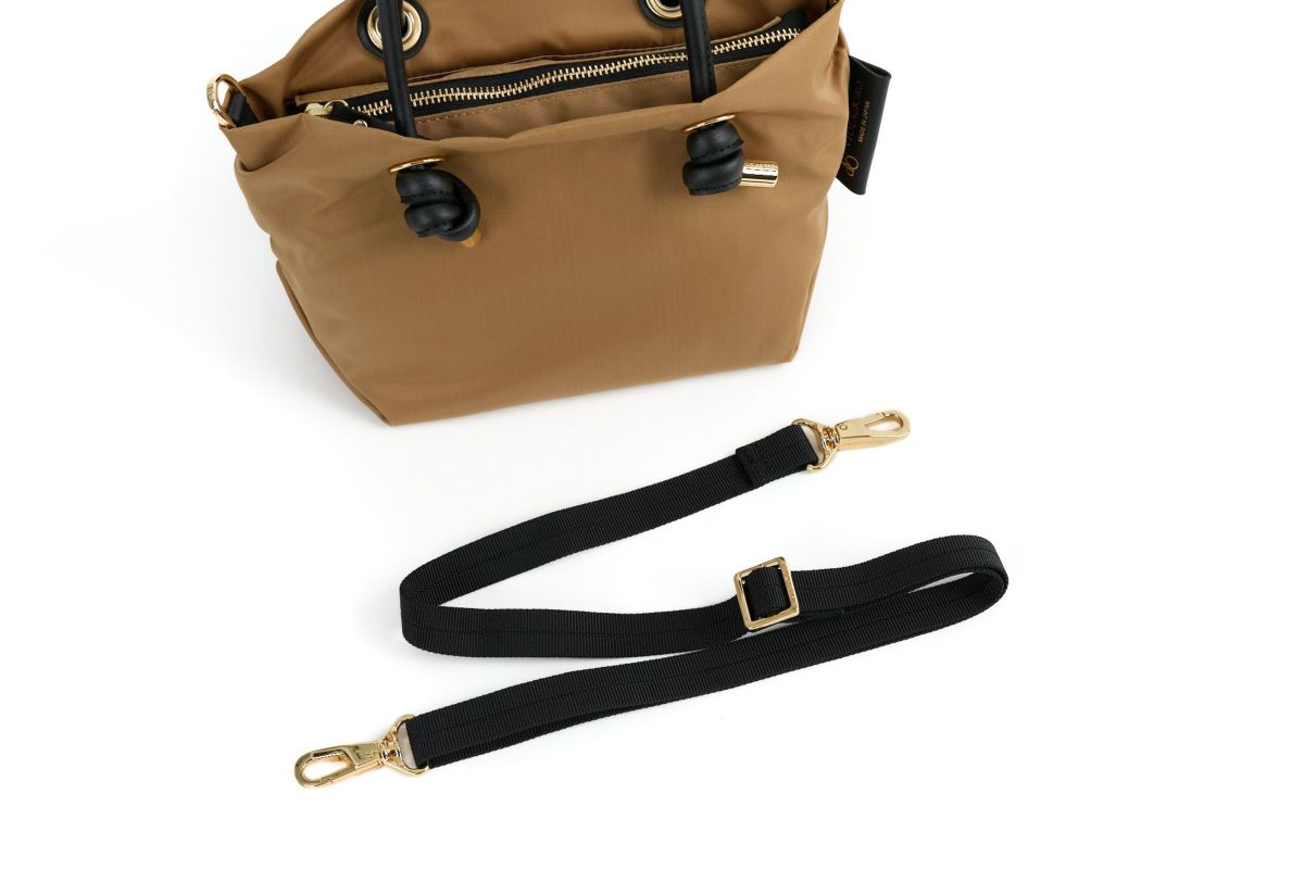 VIOLAd'ORO ヴィオラドーロ BIANCA ビアンカ ノットハンドルトートバッグXS V-2197