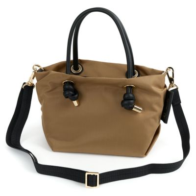 VIOLAd'ORO ヴィオラドーロ BIANCA ビアンカ ノットハンドルトートバッグXS V-2197