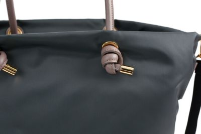 VIOLAd'ORO ヴィオラドーロ BIANCA ビアンカ ノットハンドルトートバッグML V-2204