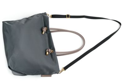 VIOLAd'ORO ヴィオラドーロ BIANCA ビアンカ ノットハンドルトートバッグML V-2204