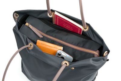 VIOLAd'ORO ヴィオラドーロ BIANCA ビアンカ ノットハンドルトートバッグML V-2204