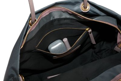 VIOLAd'ORO ヴィオラドーロ BIANCA ビアンカ ノットハンドルトートバッグML V-2204