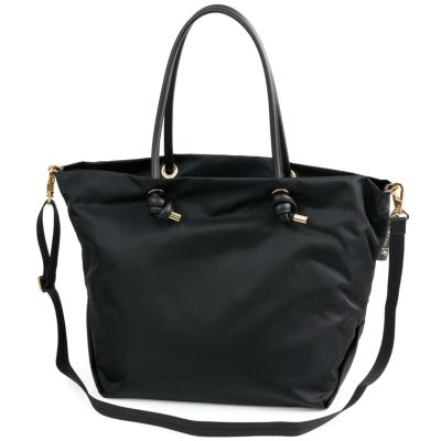 VIOLAd'ORO ヴィオラドーロ BIANCA ビアンカ ノットハンドルトートバッグML V-2204