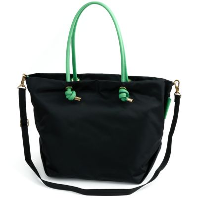 VIOLAd'ORO ヴィオラドーロ BIANCA ビアンカ ノットハンドルトートバッグML V-2204