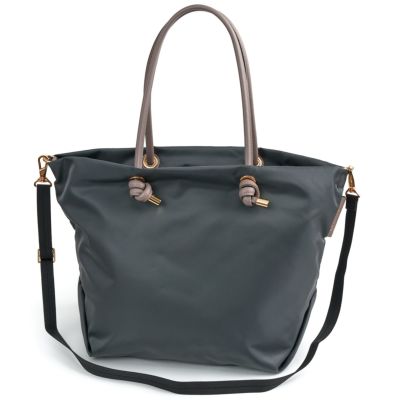 VIOLAd'ORO ヴィオラドーロ BIANCA ビアンカ ノットハンドルトートバッグML V-2204