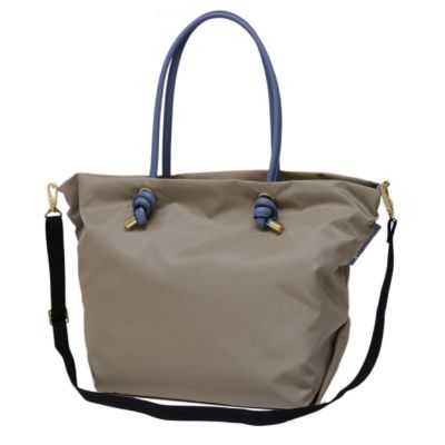 VIOLAd'ORO ヴィオラドーロ BIANCA ビアンカ ノットハンドルトートバッグML V-2204