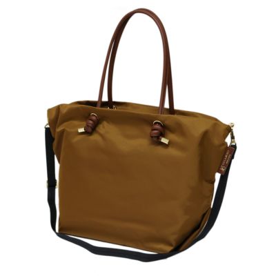 VIOLAd'ORO ヴィオラドーロ BIANCA ビアンカ ノットハンドルトートバッグML V-2204