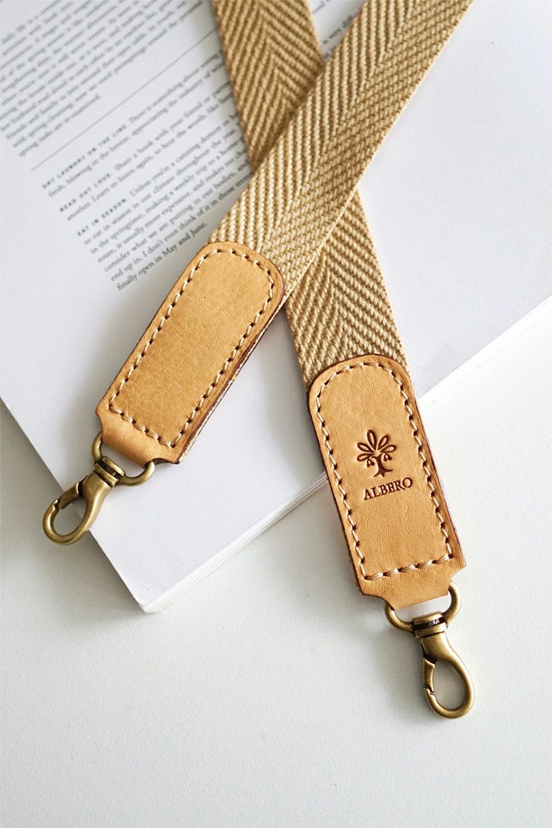 ALBERO アルベロ NATURALE ナチュラーレ ショルダーベルト 30mm幅 3000