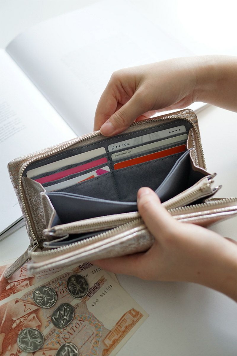 VIA DOAN ヴィア ドアン Zilda ジルダ 小銭入れ付き長財布（ラウンドファスナー式 ） 701