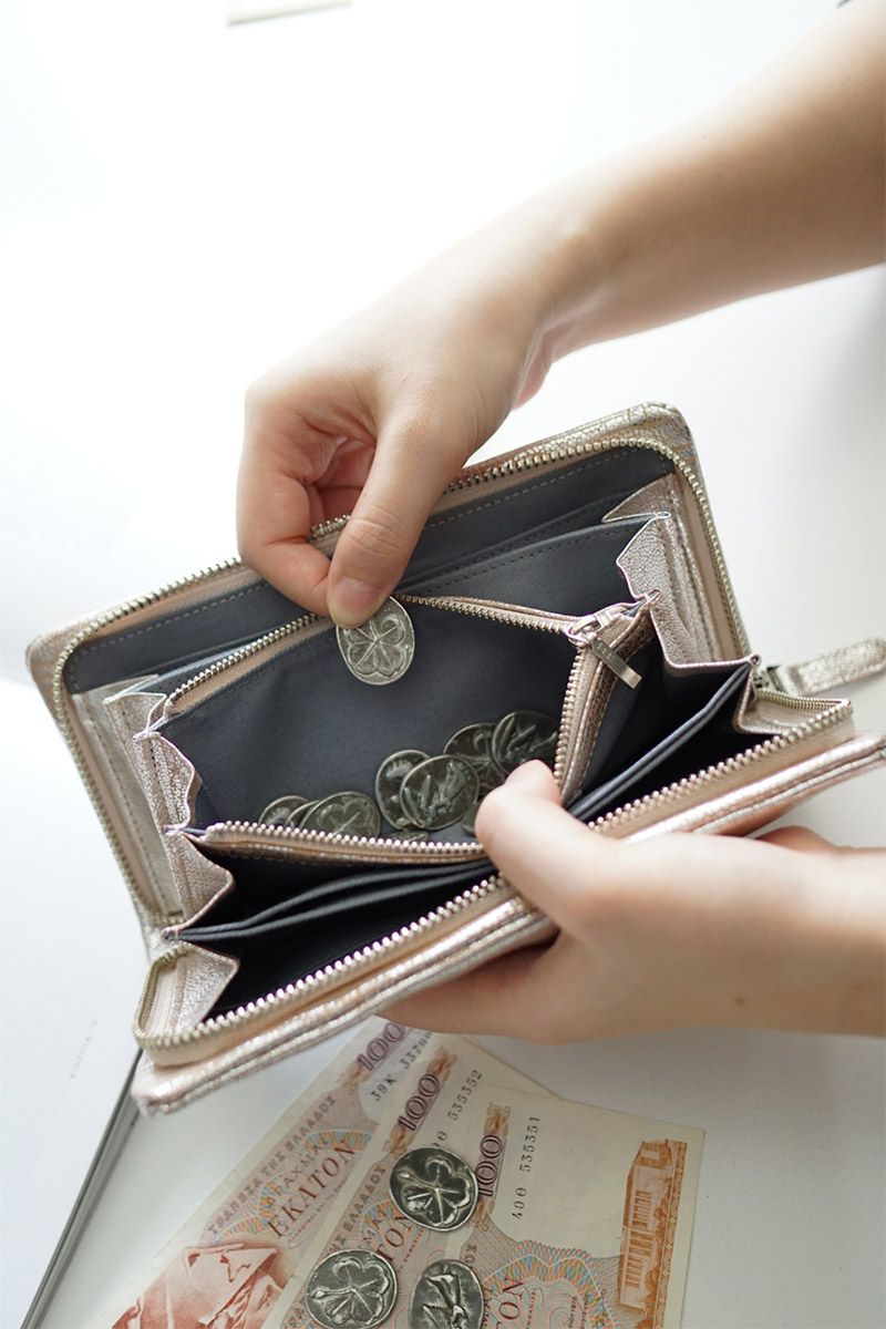 VIA DOAN ヴィア ドアン Zilda ジルダ 小銭入れ付き長財布（ラウンドファスナー式 ） 701