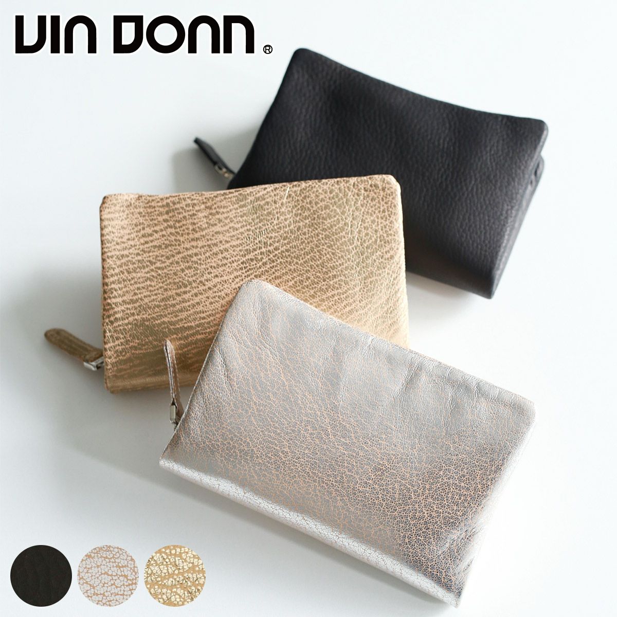 VIA DOAN ヴィア ドアン Zilda ジルダ 小銭入れ付き財布（ラウンドファスナー式 ） 705