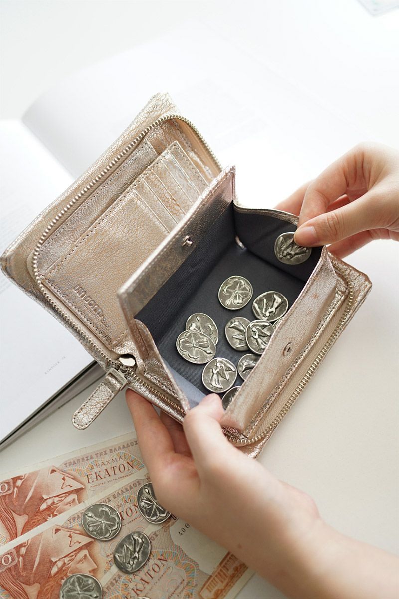 VIA DOAN ヴィア ドアン Zilda ジルダ 小銭入れ付き財布（ラウンドファスナー式 ） 705