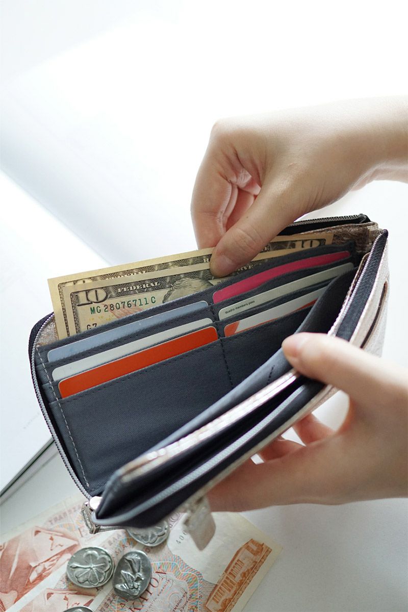 VIA DOAN ヴィア ドアン Zilda ジルダ 小銭入れ付き長財布（L字ファスナー式） 706