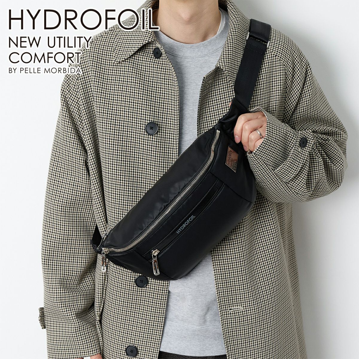 PELLE MORBIDA ペッレモルビダ HYDROFOIL ハイドロフォイル ショルダーバッグ PMO-HYD019