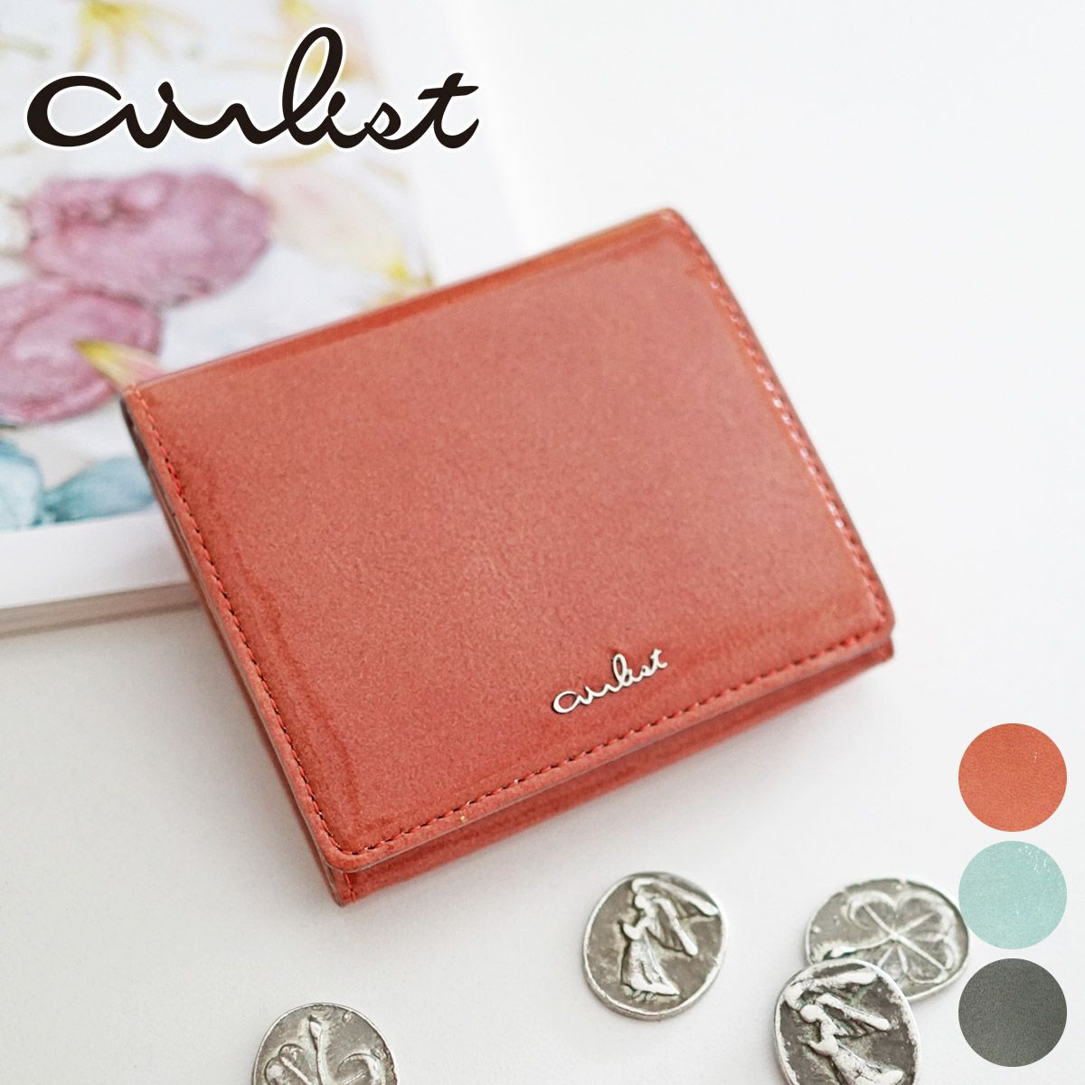 airlist エアリスト BALLET バレエ 小銭入れ付き二つ折り財布 24596