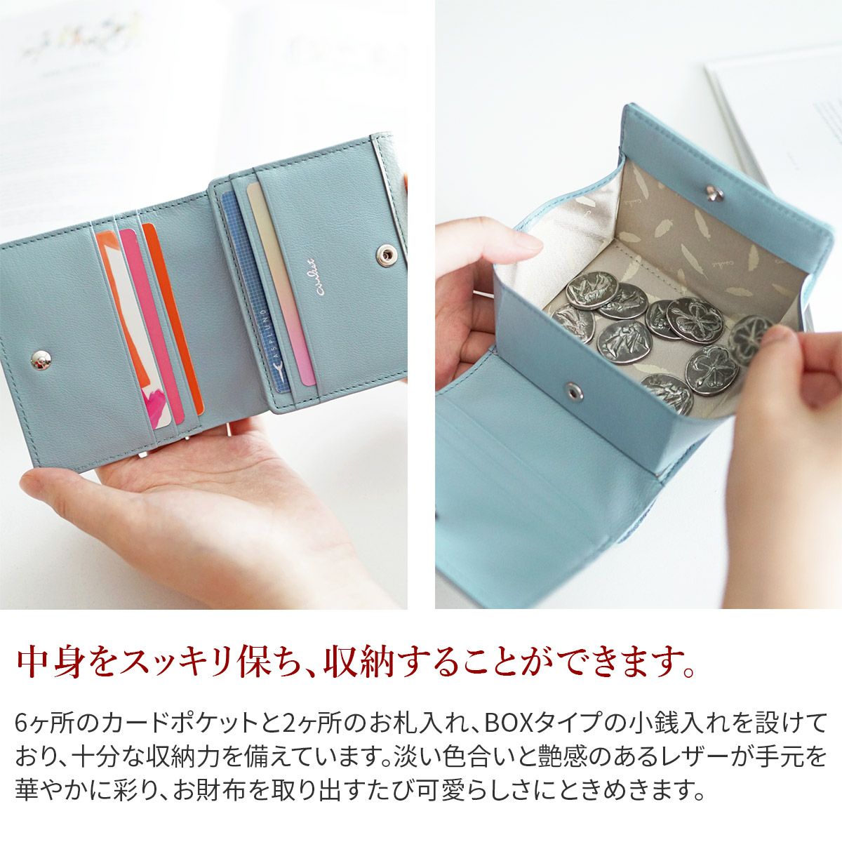 airlist エアリスト BALLET バレエ 小銭入れ付き二つ折り財布 24596