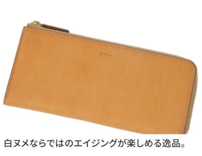 genten ゲンテン CUOIO クオイオ 小銭入れ付き長財布（L字ファスナー式） 44670